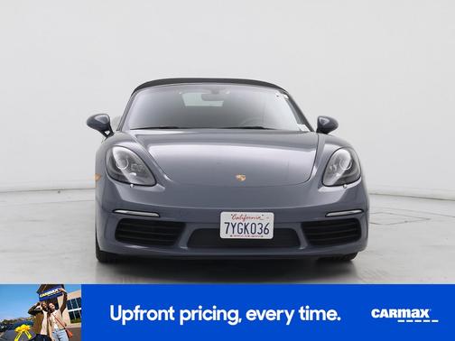 Blue 2017 Porsche 718 Boxster