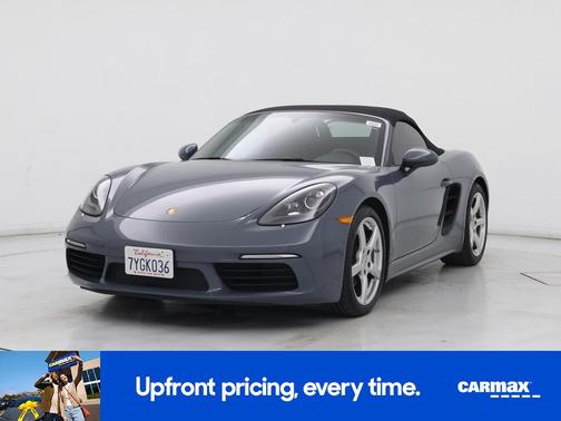 Blue 2017 Porsche 718 Boxster