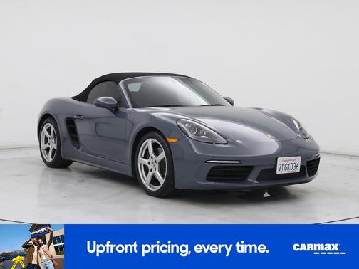 Blue 2017 Porsche 718 Boxster