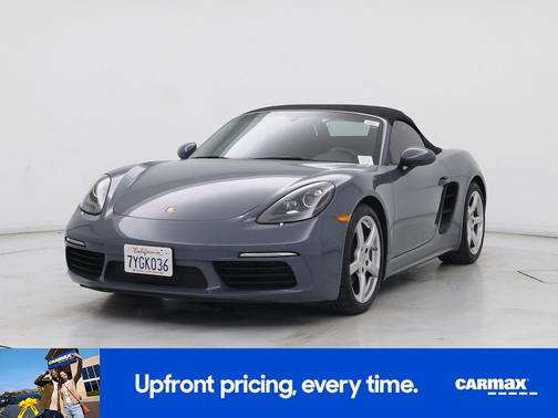 Blue 2017 Porsche 718 Boxster