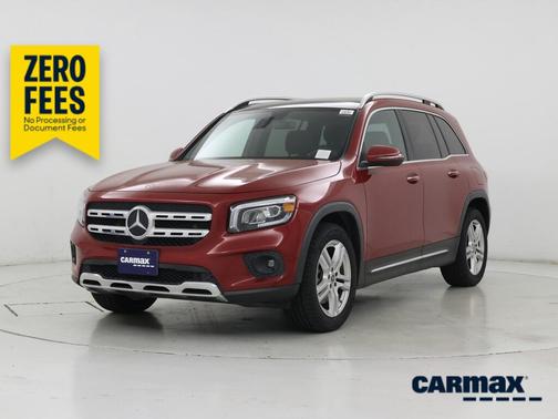 Red 2020 Mercedes-Benz GLB 250