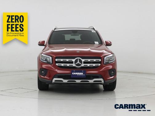 Red 2020 Mercedes-Benz GLB 250