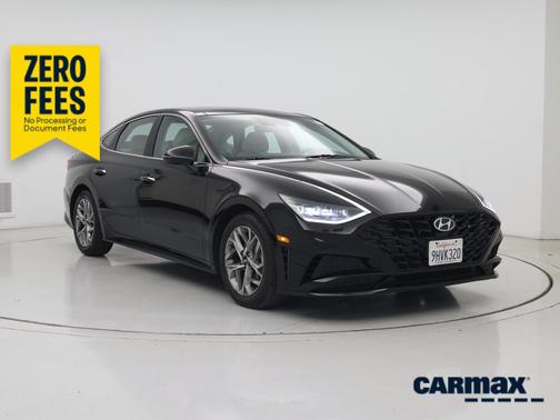 Black 2023 Hyundai SONATA SEL