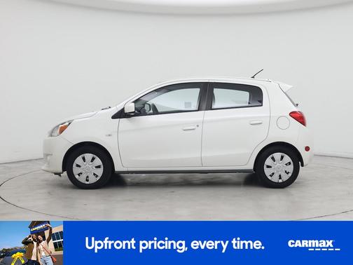 White 2015 Mitsubishi Mirage DE
