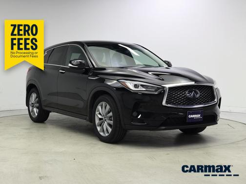 Black 2022 INFINITI QX50 Pure