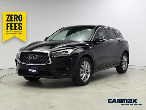 Black 2022 INFINITI QX50 Pure