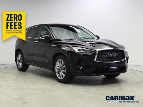 Black 2022 INFINITI QX50 Pure