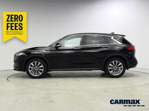 Black 2022 INFINITI QX50 Pure