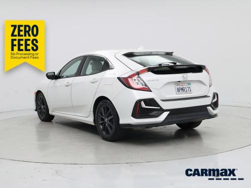 White 2020 Honda Civic EX