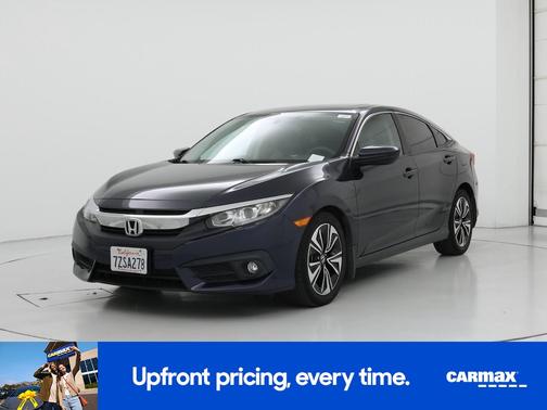 Blue 2017 Honda Civic EX-T