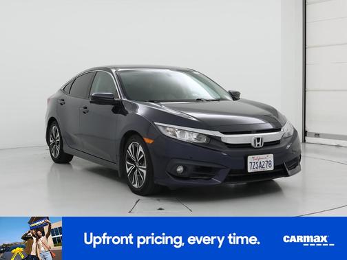 Blue 2017 Honda Civic EX-T