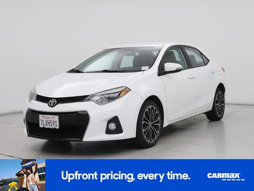 White 2014 Toyota Corolla S