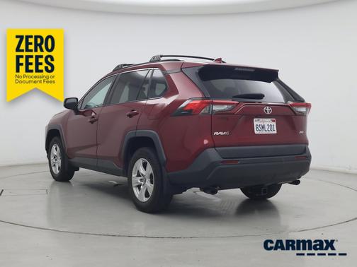 Burgundy 2020 Toyota RAV4 XLE