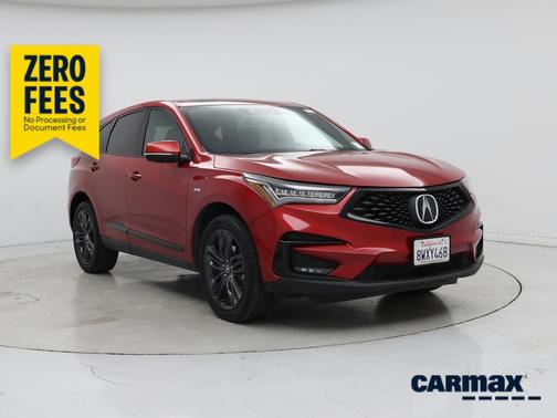 Red 2021 Acura RDX A-Spec