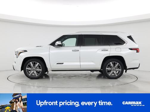 White 2023 Toyota Sequoia Capstone
