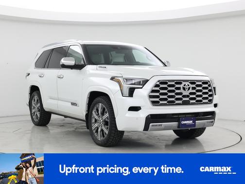 White 2023 Toyota Sequoia Capstone