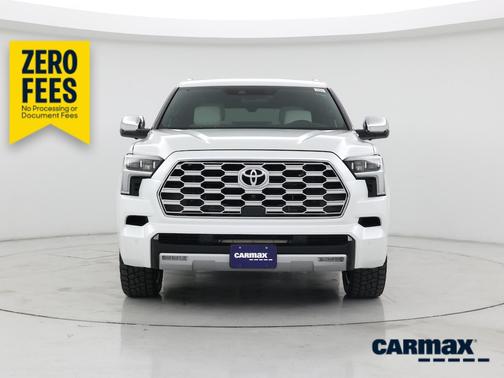 White 2023 Toyota Sequoia Capstone