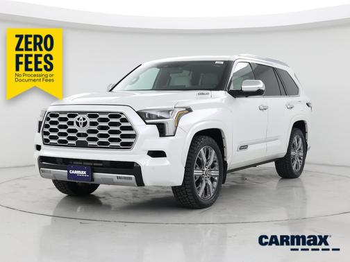 White 2023 Toyota Sequoia Capstone