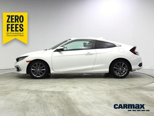 White 2019 Honda Civic EX