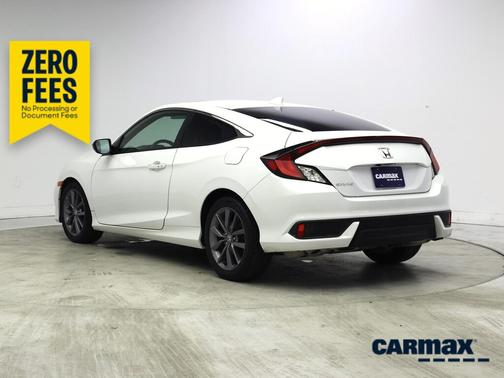 White 2019 Honda Civic EX