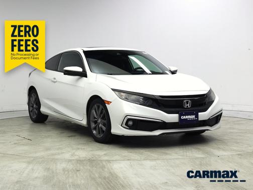 White 2019 Honda Civic EX