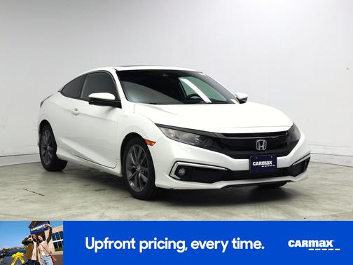 White 2019 Honda Civic EX