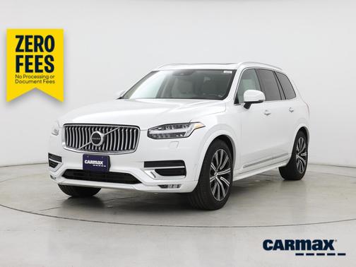 White 2022 Volvo XC90 T6 Inscription