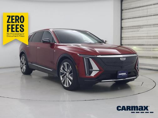 Red 2024 Cadillac LYRIQ Luxury 3