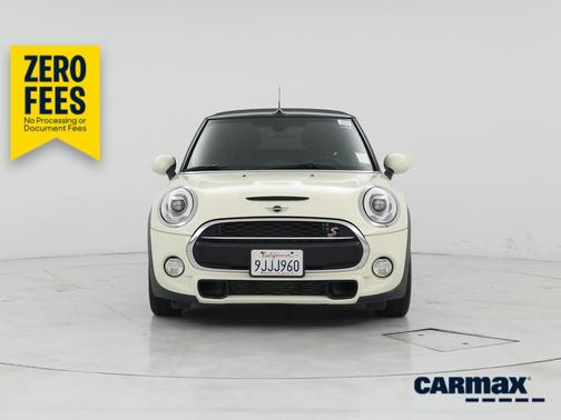 White 2018 MINI Convertible S