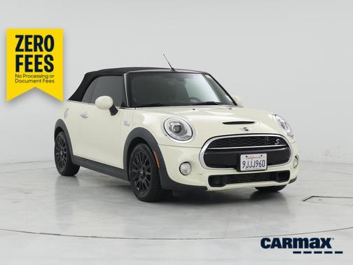 White 2018 MINI Convertible S