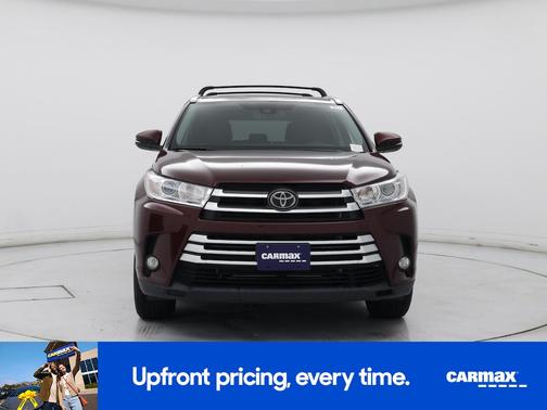 Burgundy 2018 Toyota Highlander XLE