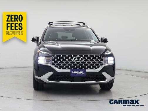 Black 2022 Hyundai SANTA FE HEV Blue