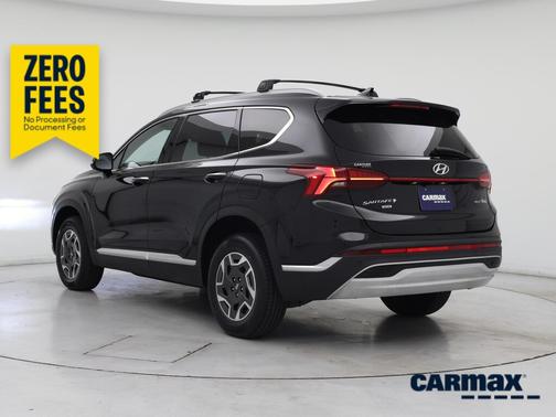 Black 2022 Hyundai SANTA FE HEV Blue
