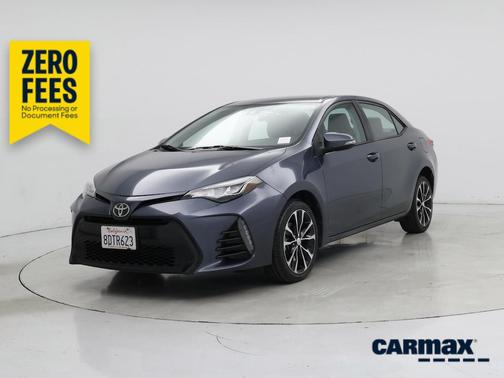 Blue 2018 Toyota Corolla SE
