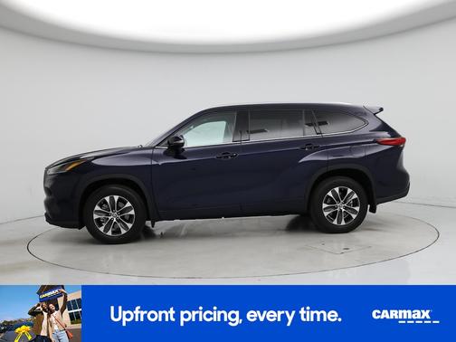 Blue 2021 Toyota Highlander XLE