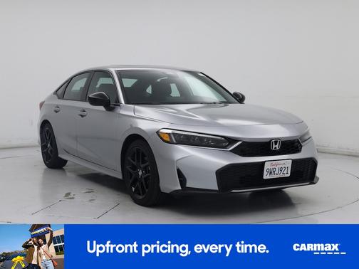 Silver 2026 Honda Civic Hybrid Sport