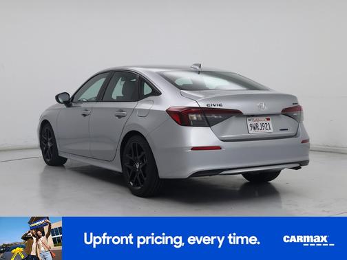 Silver 2026 Honda Civic Hybrid Sport