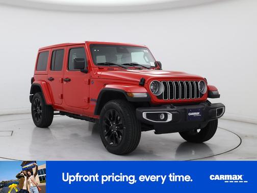 Red 2025 Jeep Wrangler 4xe Sahara