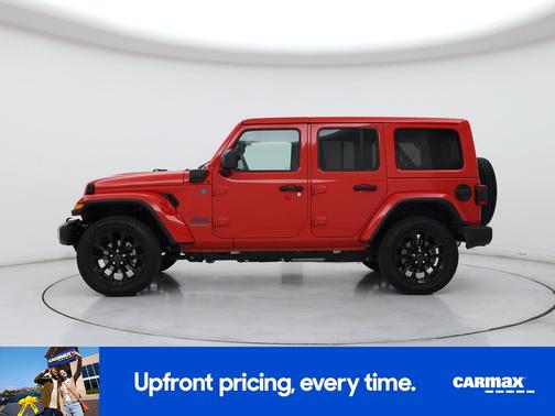 Red 2025 Jeep Wrangler 4xe Sahara