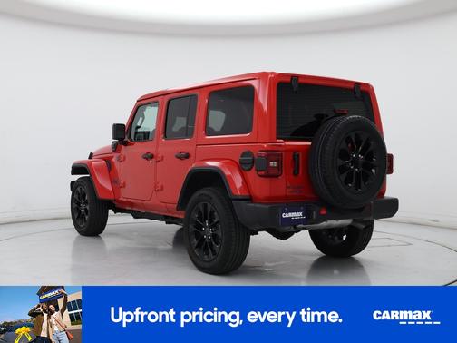 Red 2025 Jeep Wrangler 4xe Sahara