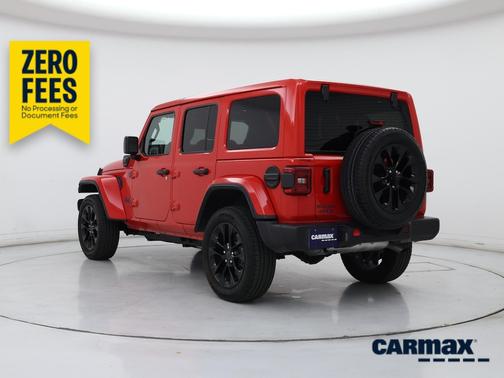 Red 2025 Jeep Wrangler 4xe Sahara