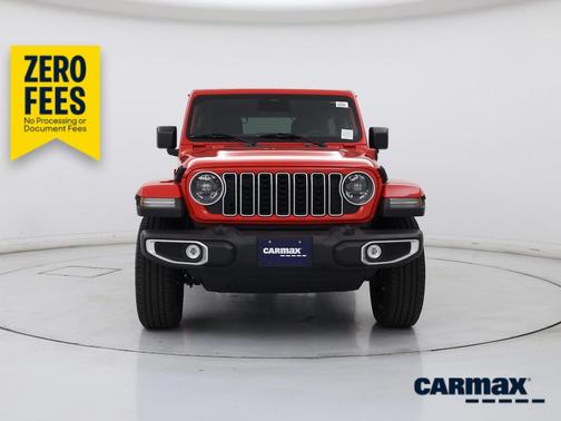 Red 2025 Jeep Wrangler 4xe Sahara