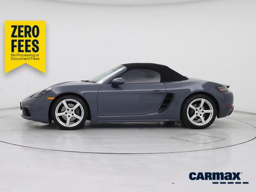Blue 2017 Porsche 718 Boxster