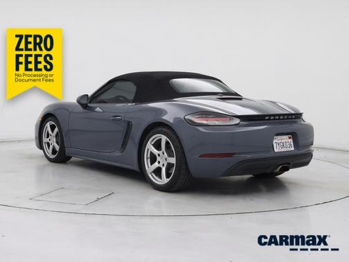 Blue 2017 Porsche 718 Boxster