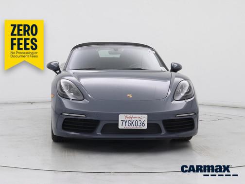 Blue 2017 Porsche 718 Boxster