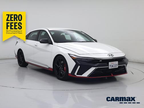 White 2025 Hyundai ELANTRA N