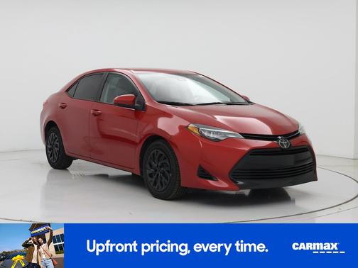 Red 2018 Toyota Corolla LE