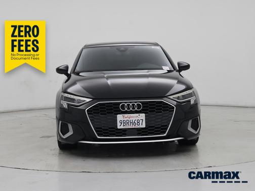 Black 2022 Audi A3 Premium Plus