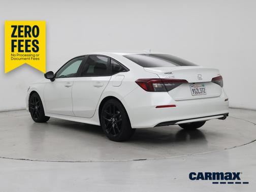 White 2025 Honda Civic Sport