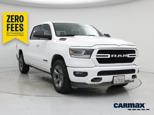White 2019 RAM 1500 Bighorn